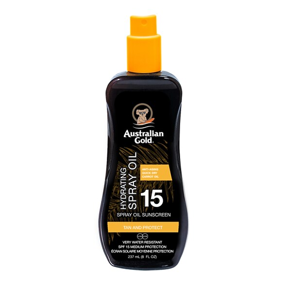Spray Oil Sunscreen SPF 15, Australian Gold